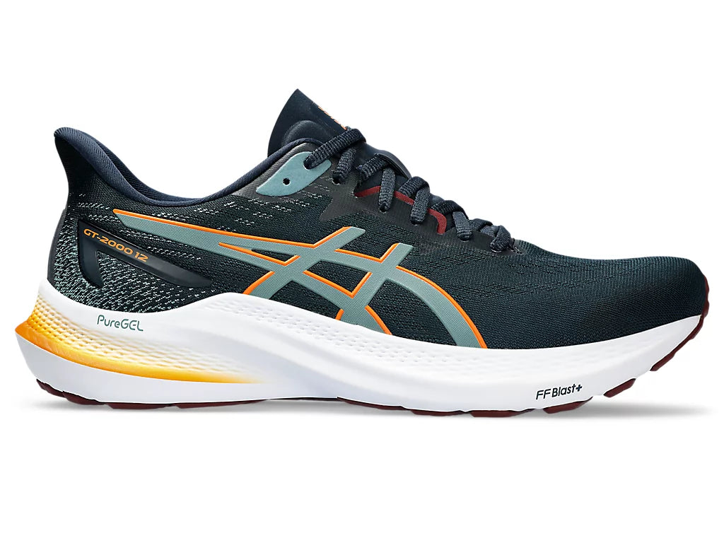 ASICS GT 2000 12 (2E) Mens Running Shoes - French Blue / Foggy Teal ...